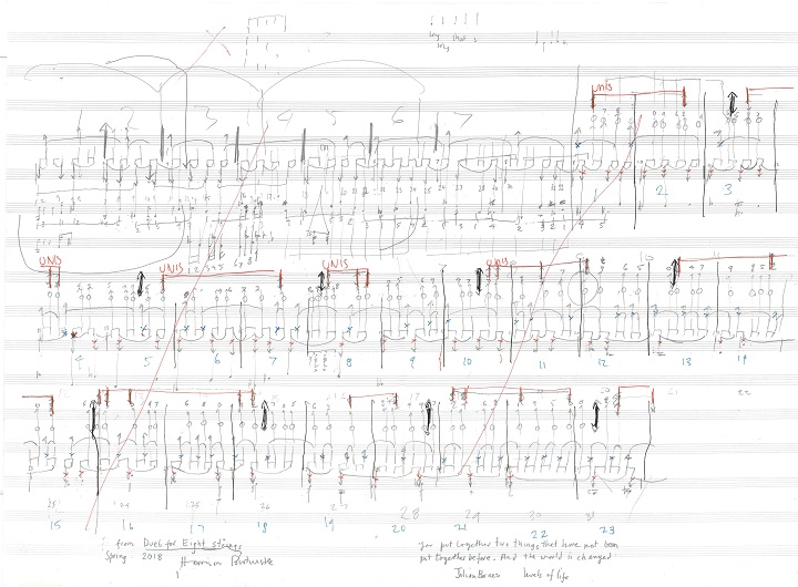 Sir Harrison Birtwistle Manuscript