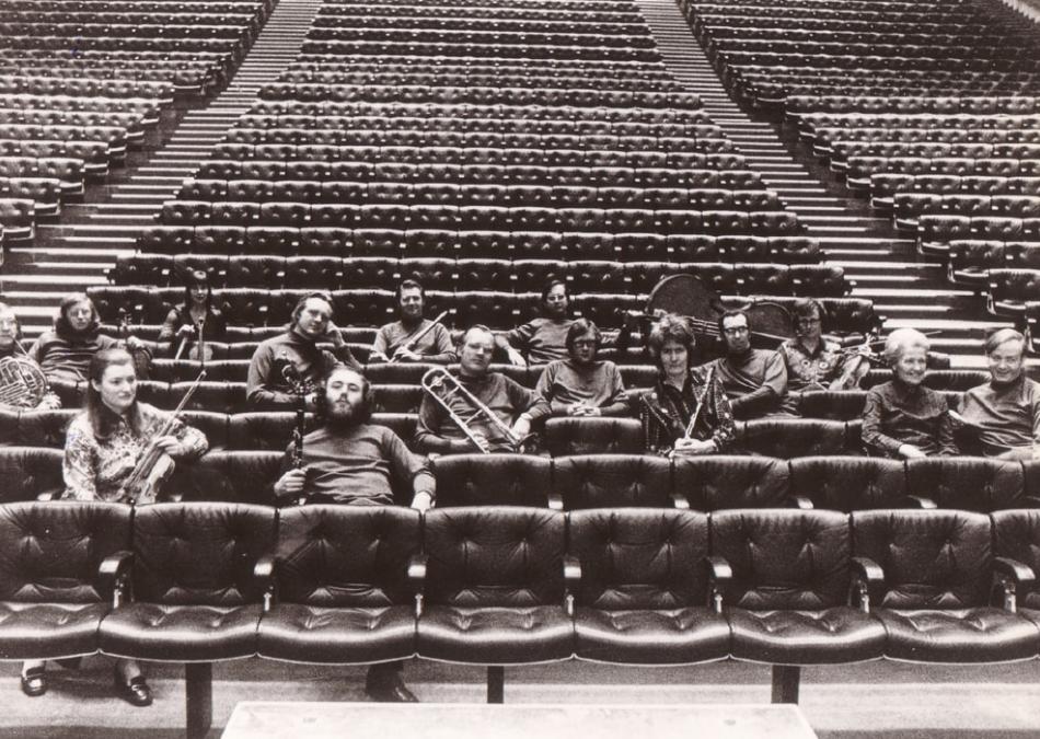 London Sinfonietta in Queen Elizabeth Hall, 1970s
